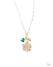 Load image into Gallery viewer, Luck of the Draw - Green necklace E013
