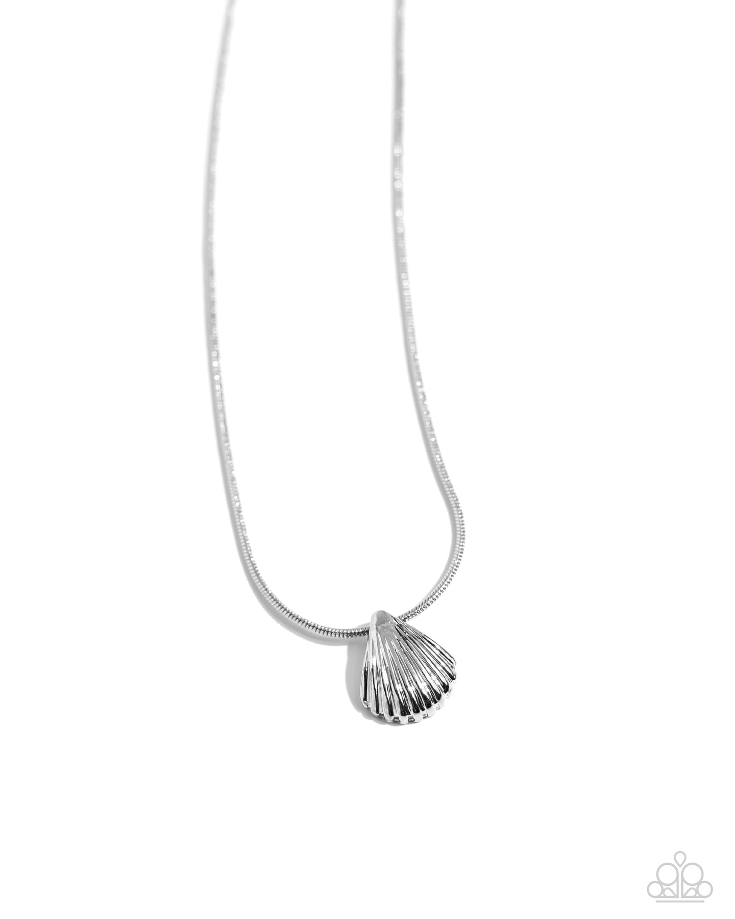 Seashell Simplicity - Silver necklace A072