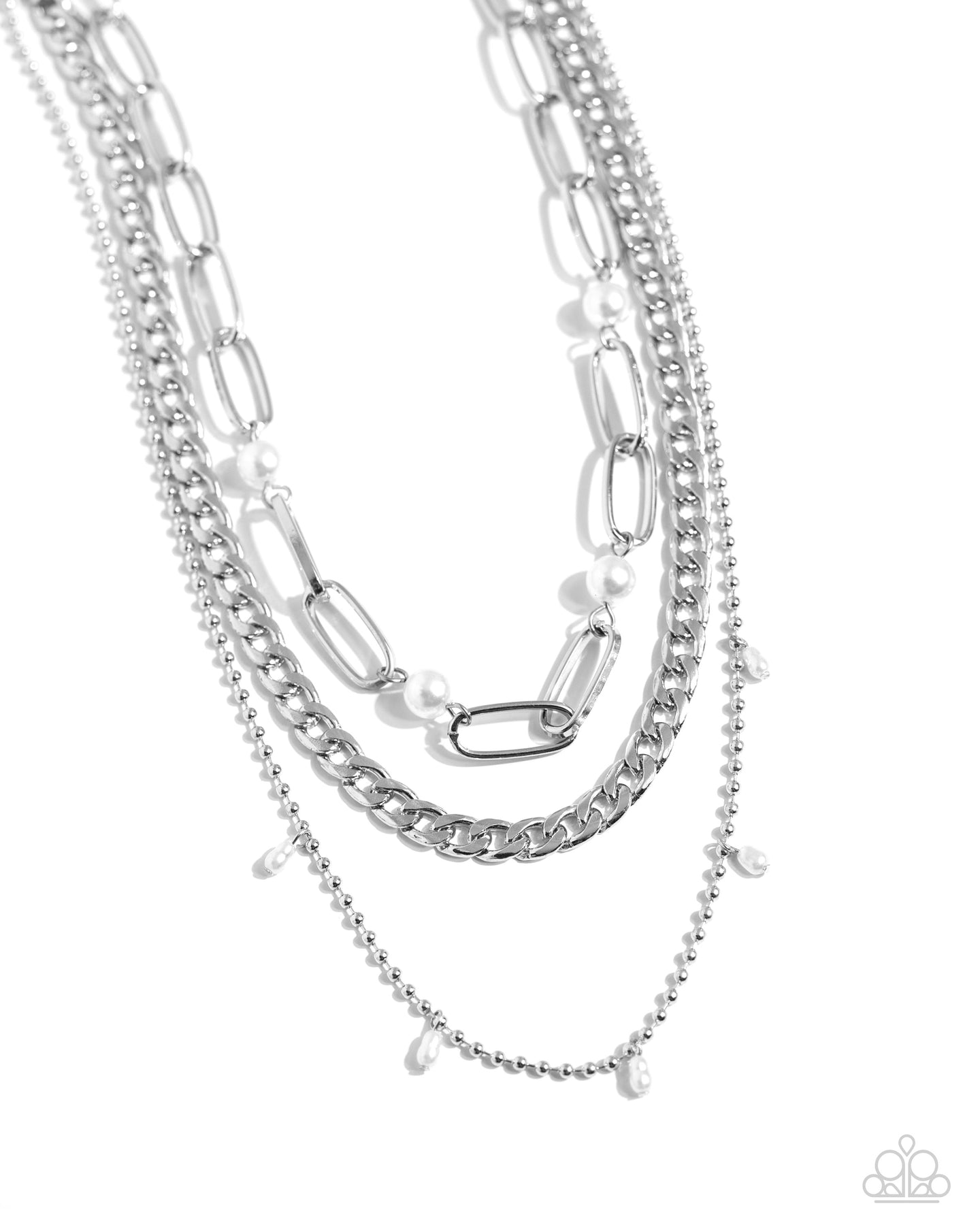 Presidential Passion - White necklace D085