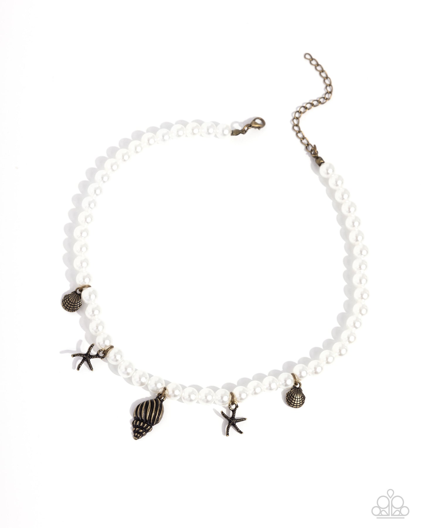 Beachcomber Beauty - Brass necklace E063