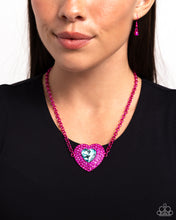 Load image into Gallery viewer, Locket Leisure - Pink necklace C016
