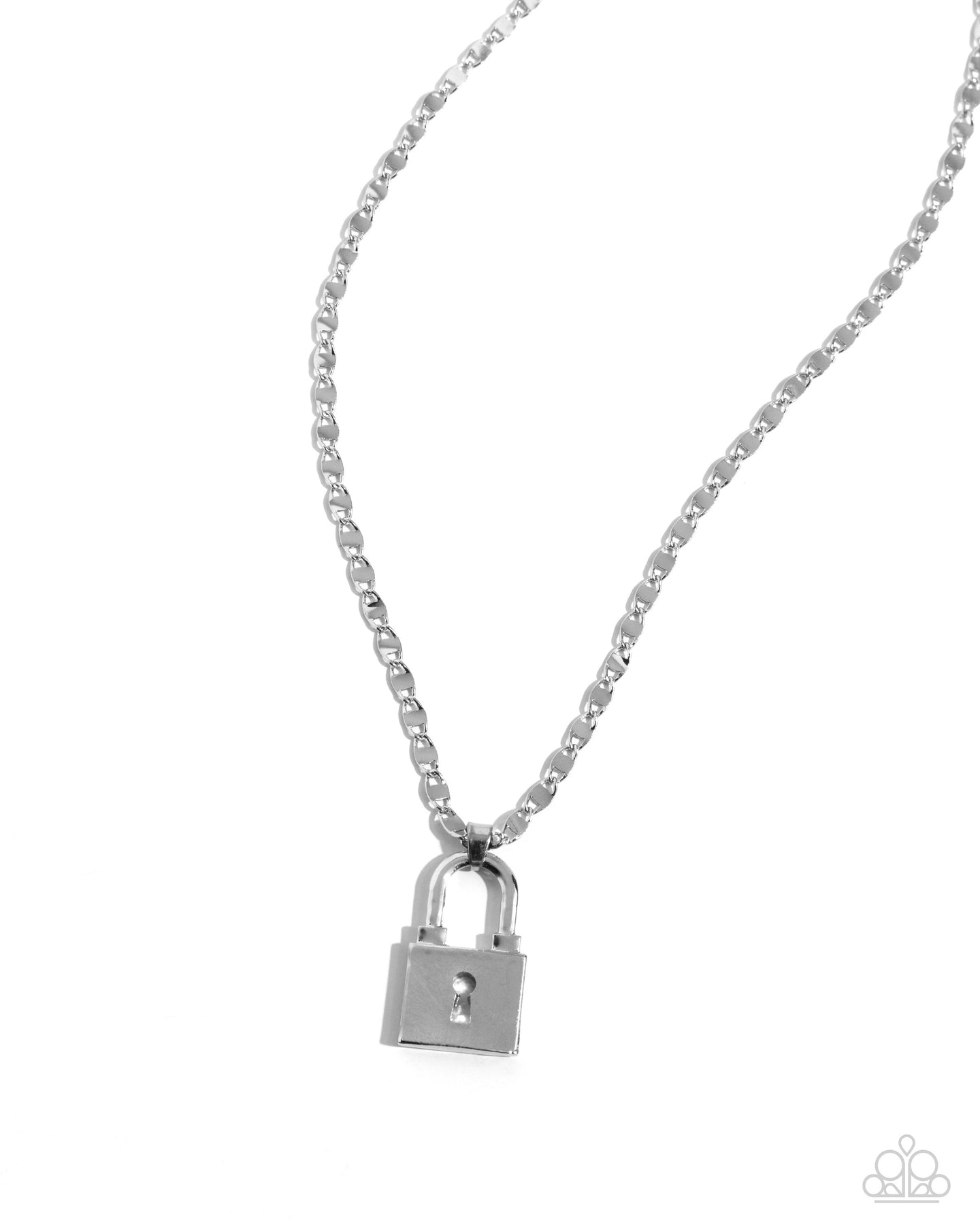 Locked Lesson - Silver necklace B113