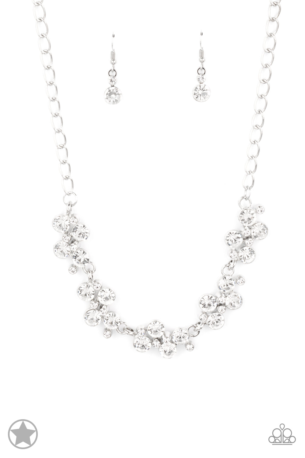 Hollywood Hills - White necklace B093