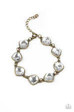 Load image into Gallery viewer, $2 pc SET: The Imperfectionist - Brass necklace + matching bracelet Perfect Imperfection - Brass 1609
