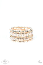 Load image into Gallery viewer, ICE Knowing You - Rose Gold coil bracelet B108
