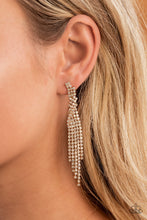 Load image into Gallery viewer, Cosmic Candescence - gold post earring A002
