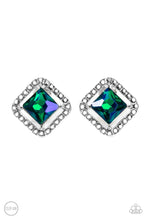 Load image into Gallery viewer, Cosmic Catwalk - Green clip-on earring C002
