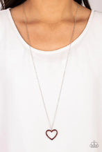 Load image into Gallery viewer, Dainty Darling - Red necklace C027
