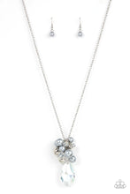 Load image into Gallery viewer, Drip Drop Dazzle - Silver necklace B101
