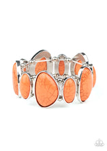 Load image into Gallery viewer, Primitive - Orange necklace plus matching bracelet Feel At HOMESTEAD - Orange B012
