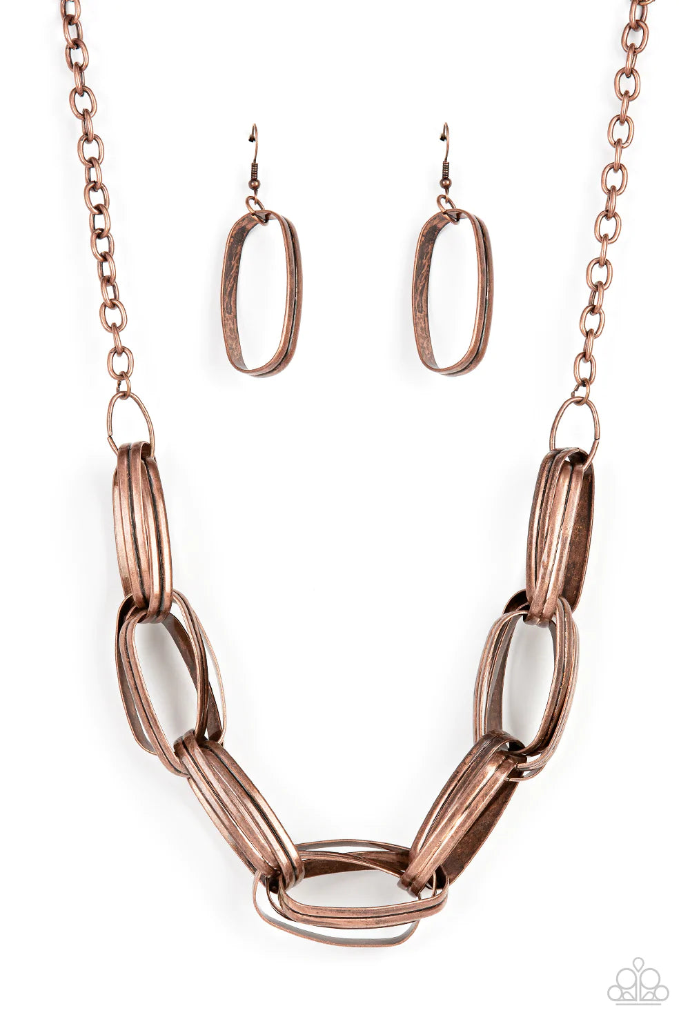 Fiercely Flexing - Copper necklace B109