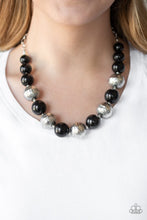 Load image into Gallery viewer, Floral Fusion - Black necklace B094
