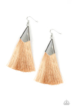 Load image into Gallery viewer, In Full Plume - Brown earring D070
