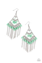 Load image into Gallery viewer, Trending Transcendence - green earring D063
