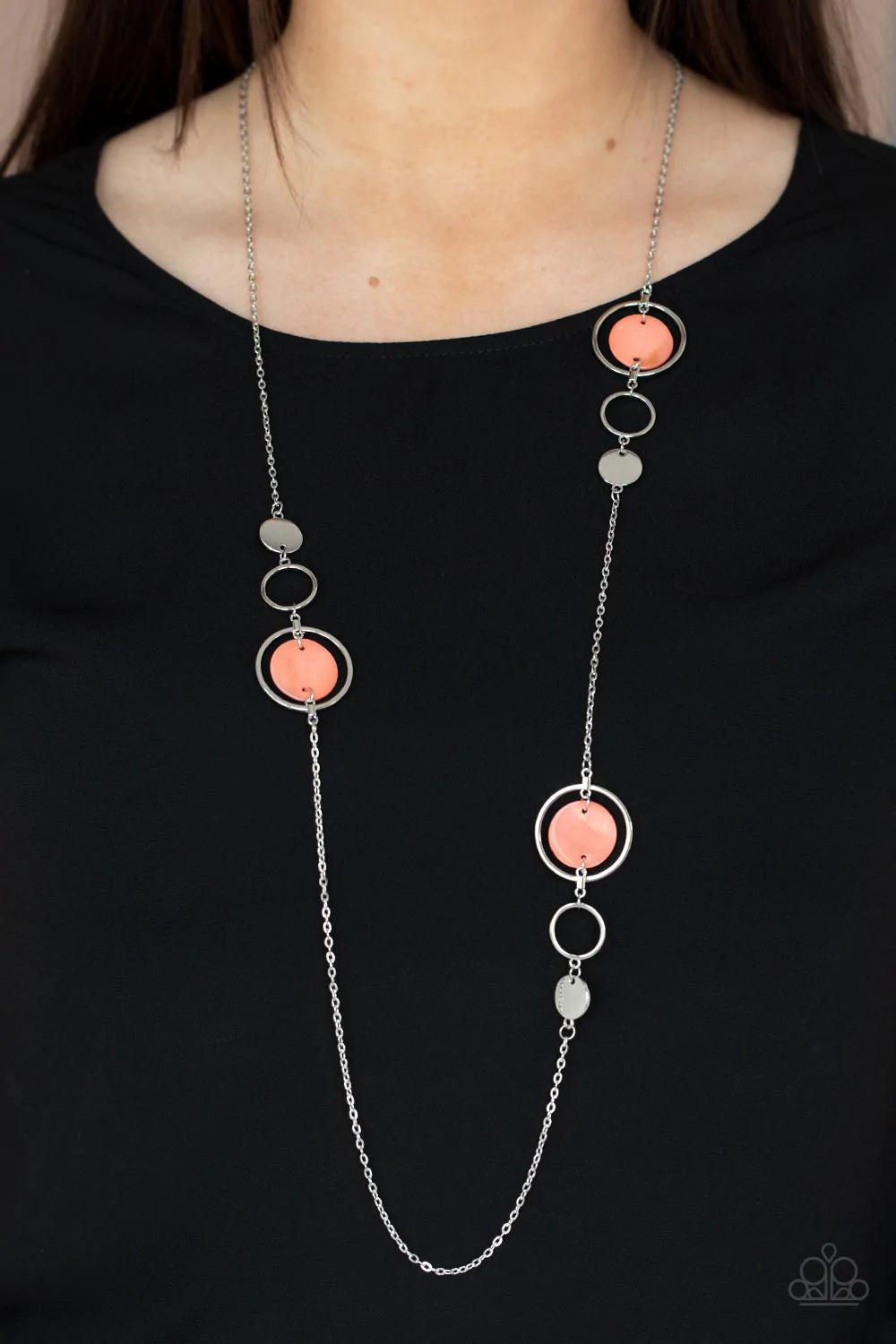 Laguna Lounge - Orange necklace B119