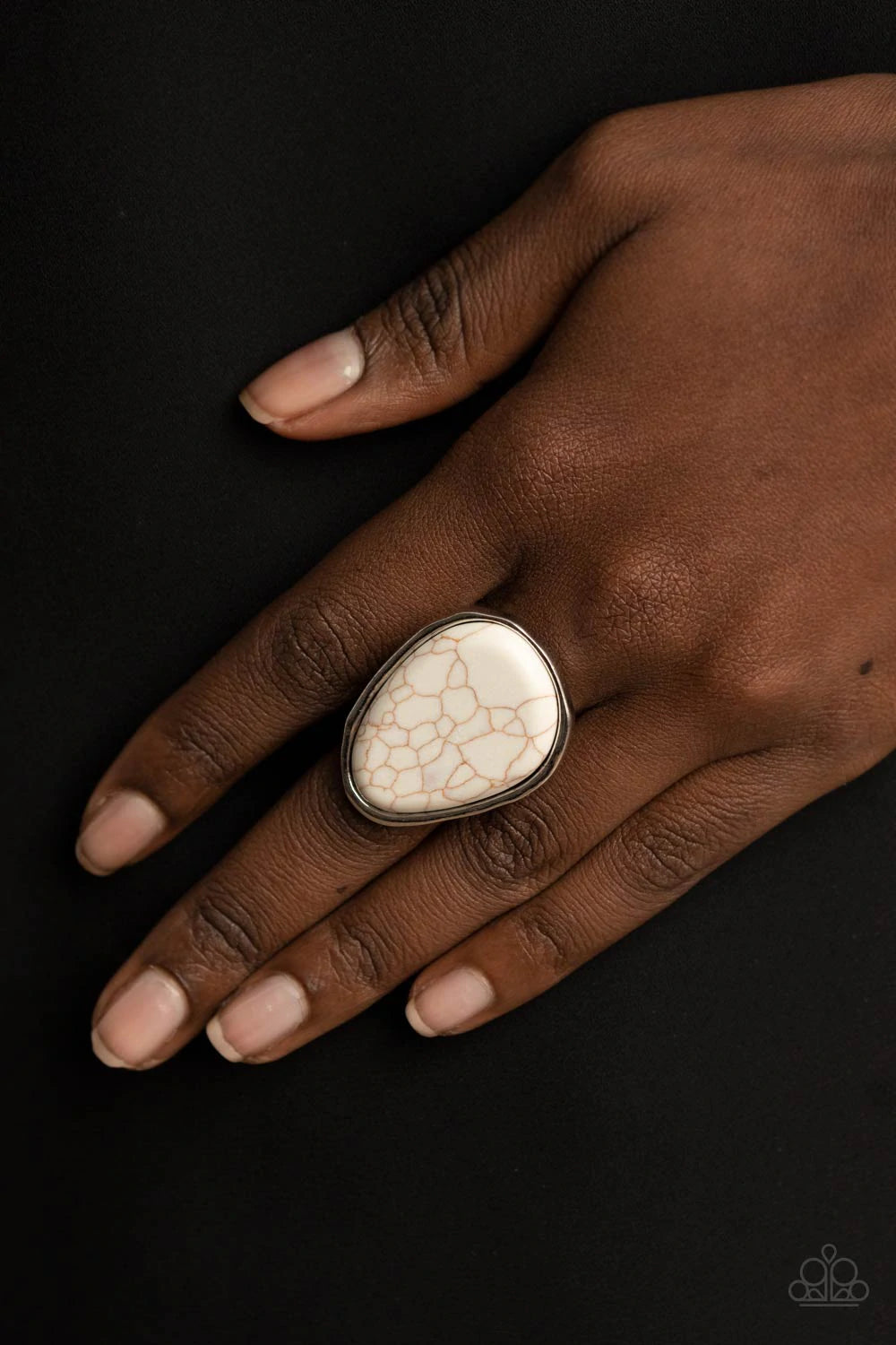 Marble Mecca - White ring E061