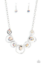 Load image into Gallery viewer, Marble Medley - Yellow necklace C006

