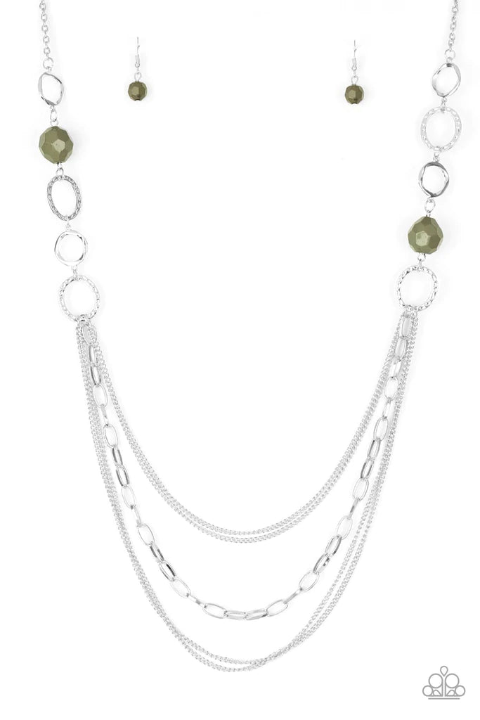 Margarita Masquerades - Green Necklace 2044