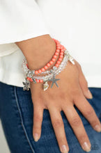 Load image into Gallery viewer, Ocean Breeze - Orange bracelet E003
