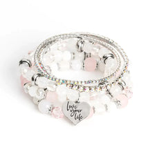 Load image into Gallery viewer, Optimistic Opulence - Pink bracelet E004
