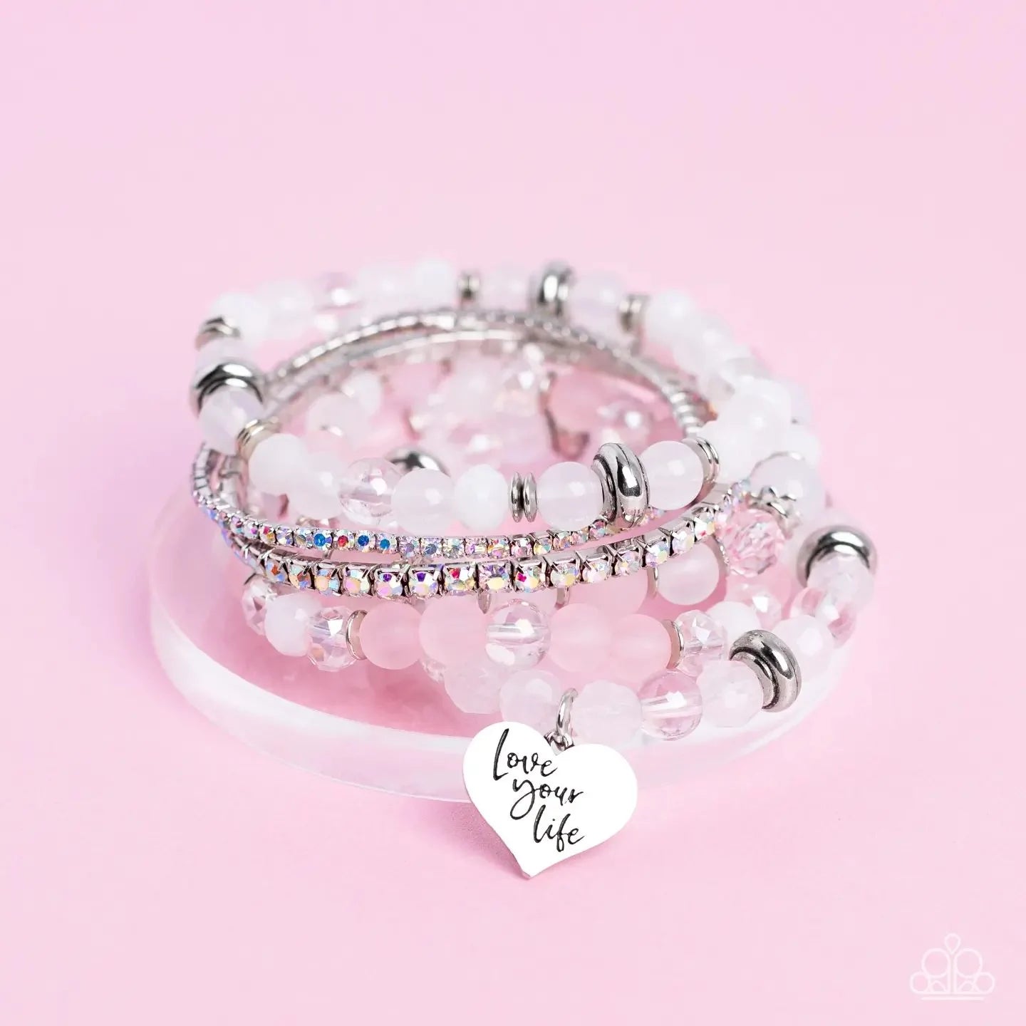 Optimistic Opulence - Pink bracelet E004