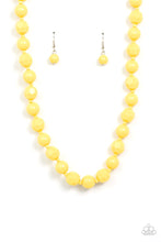 Load image into Gallery viewer, Popping Promenade - Yellow necklace B121
