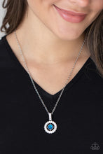 Load image into Gallery viewer, Springtime Twinkle - Blue necklace 812
