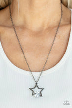 Load image into Gallery viewer, Starry Fireworks - Black necklace B115
