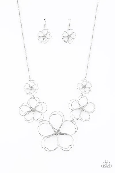 The Show Must GROW On - Silver necklace A004