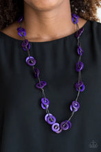 Load image into Gallery viewer, Wakiki Winds - purple necklace A023
