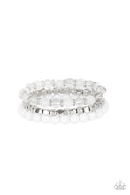 Load image into Gallery viewer, Globetrotter Glam - white bracelet F038
