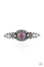 Load image into Gallery viewer, Wide Open Mesas - Purple cuff bracelet 1621
