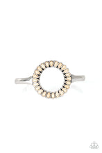 Load image into Gallery viewer, Divinely Desert - White cuff bracelet B119
