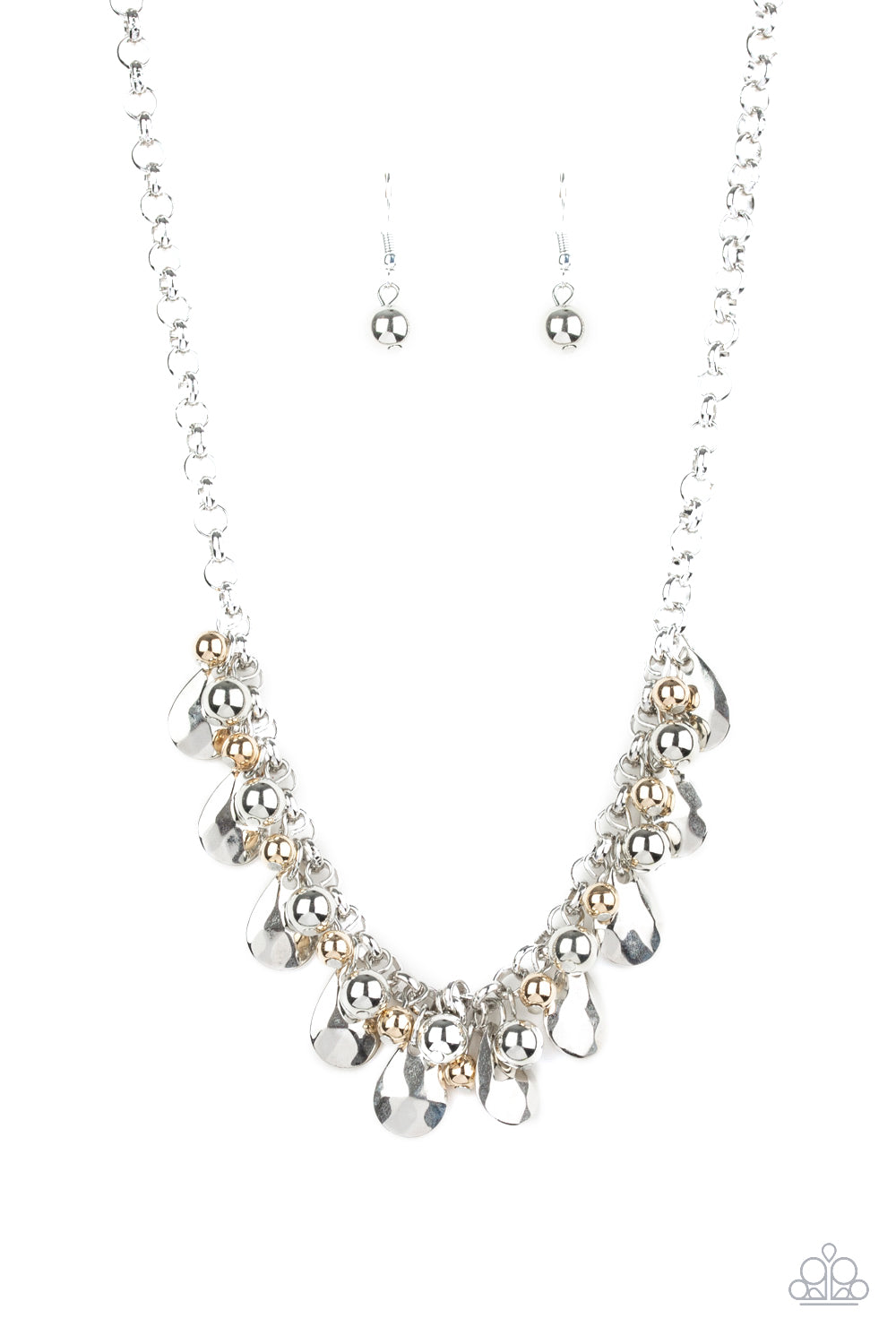 Stage Stunner - silver necklace 749