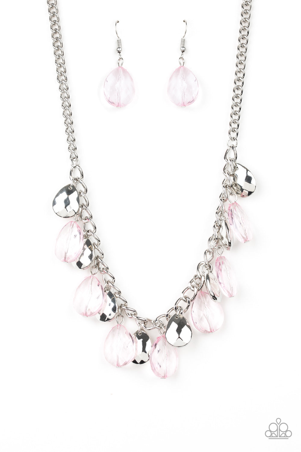 No Tears Left To Cry - Pink necklace 1867
