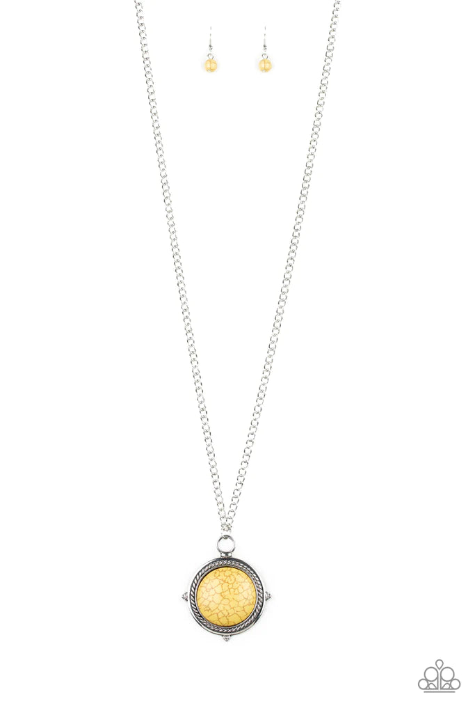 Desert Equinox - Yellow necklace 1712
