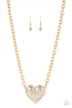 Load image into Gallery viewer, Heartbreakingly Blingy - Gold necklace D016
