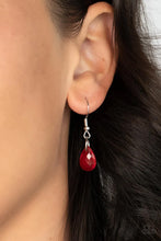 Load image into Gallery viewer, Crystal Cabaret - Red necklace B009
