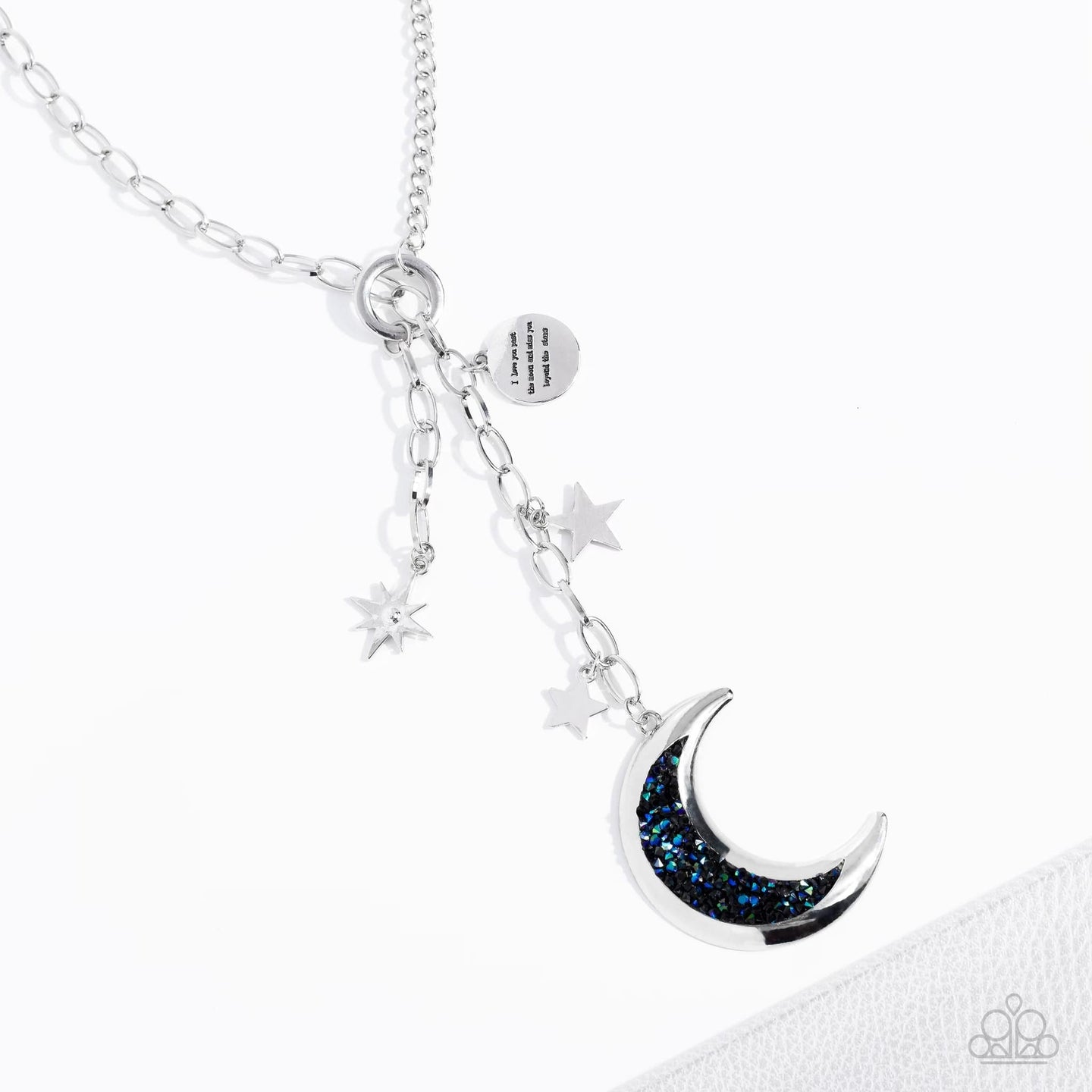 Once In a Blue Moon - Empire Diamond multi Necklace A008