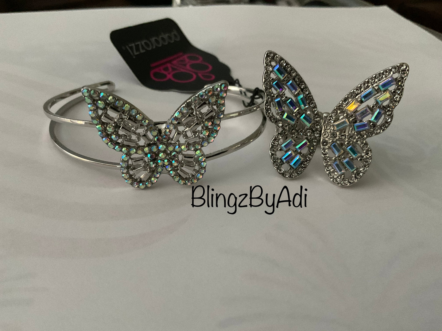 $10 Multi Butterfly Set - Bracelet & Ring