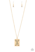 Load image into Gallery viewer, All About Trust - Gold necklace D009
