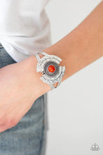 Load image into Gallery viewer, Incredibly Indie - Orange cuff bracelet 2132
